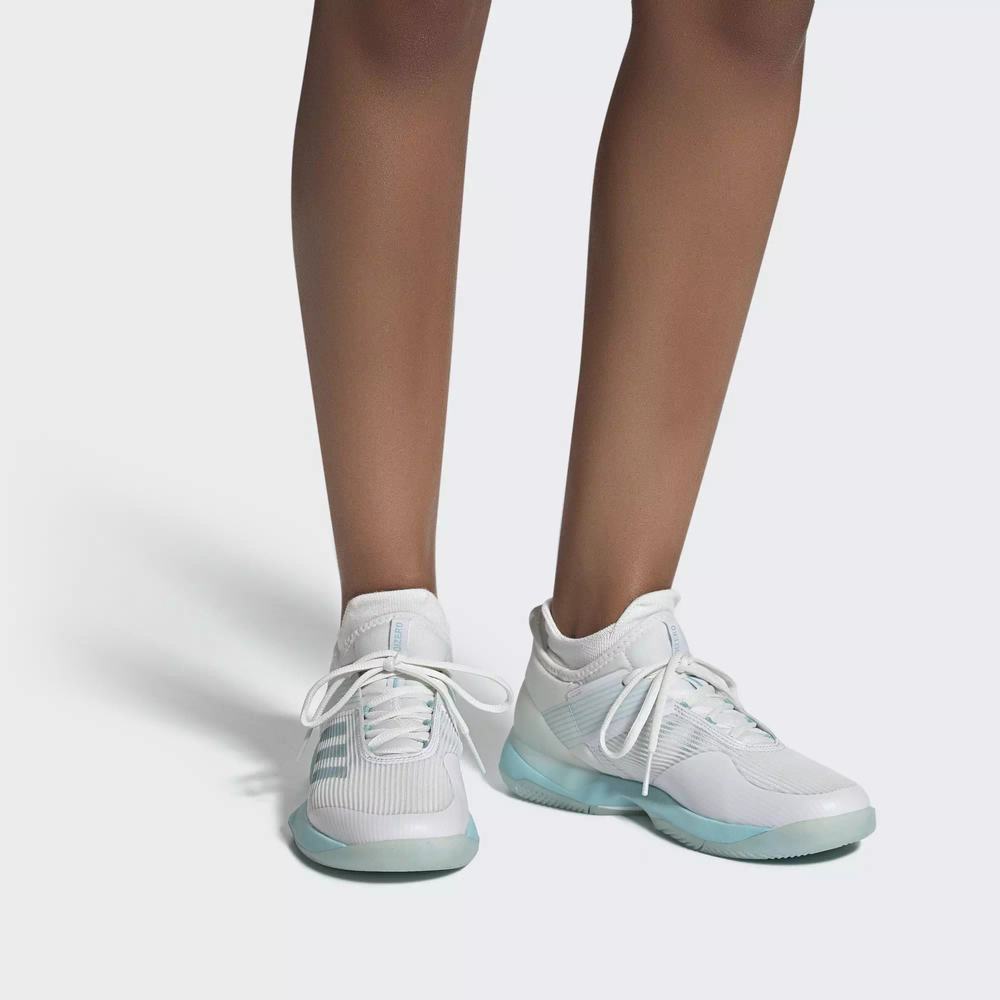 Adidas Adizero Ubersonic 3 x Parley Zapatillas De Tenis Azules Para Mujer (MX-19499)
